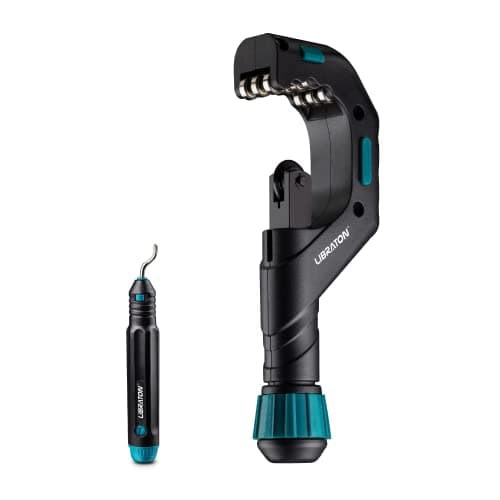 Libraton Copper Tube Cutter 1/4" to 2-3/4", Tube Cutter, Heavy-duty Tubing Cutter for Copper Pipe with Deburring Tool