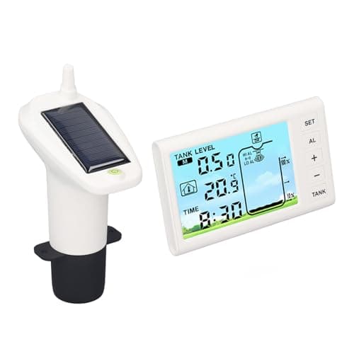 Ultrasonic Level Sensor Meter Indicator Water Tank Liquid Depth Electronic Digital Display Receiver Transmitter