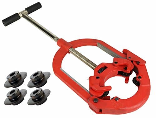 Toledo Pipe H6S 4"-6" Heavy Duty Hinged Pipe Cutter fits RIDGID® & REED® Wheels with Extra Cutter Wheels