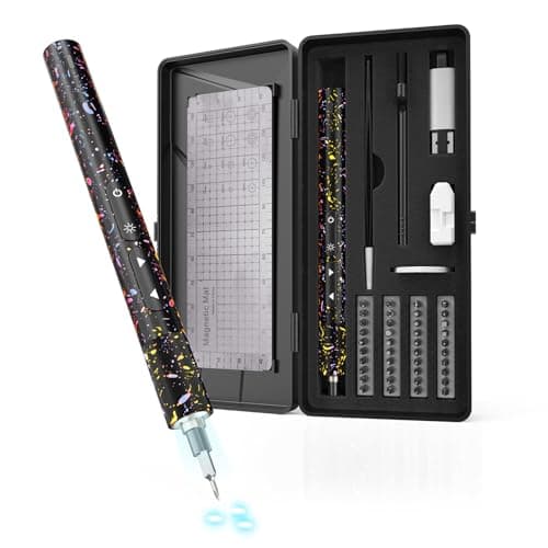 Mini Electric Screwdriver Set,48 in 1 Small Electric Screw Driver Kit with Magnetic Bits, Precision Electric Screwdrivers, Precision Cordless Repair Tool for Phone, Camera, Laptop, Watch