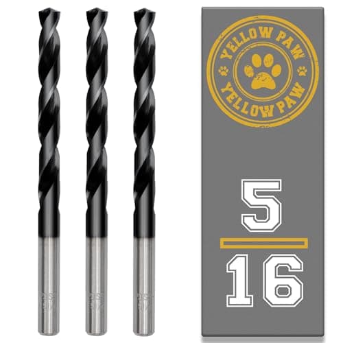 5/16 Inch Drill Bit (3 Pack) Industrial Grade M35 Cobalt