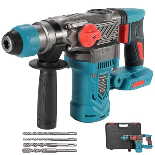 Brushless Rotary Hammer Drill for Makita 18V Battery (Tool Only) – 3.2 Joule Impact, 1-1/8" SDS-Plus Chuck, 2 Modes (Drill/Hammer), Cordless Concrete Drill