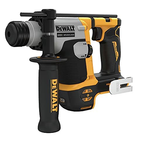 DEWALT 20V MAX SDS Plus Rotary Hammer Drill, Cordless, 5/8 in., Tool Only (DCH172B), Special Feature Brushless Motor, Compact, Cordless