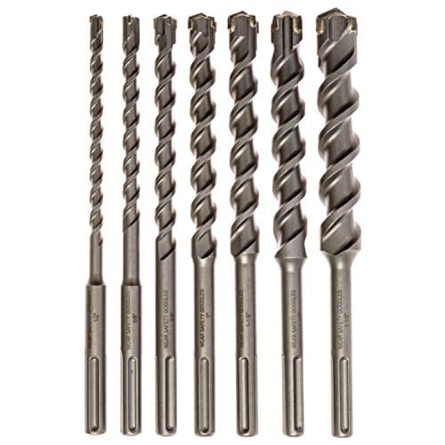 7 Piece Carbide Tipped Masonry Drill Bit Set, SDS Max!!!
