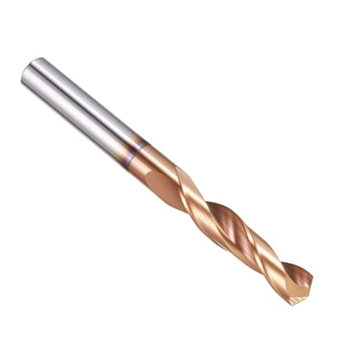 PATIKIL 5mm Drill Bit, Carbide Twist Jobber Bits Straight Shank 130° for Drilling Hard Metal Alloy Steel Stainless Steel Titanium Alloys - 1 Pack